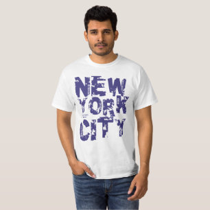 New York City Text Typografie Amerika T-shirt