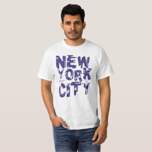 New York City Text Typografie Amerika T-shirt