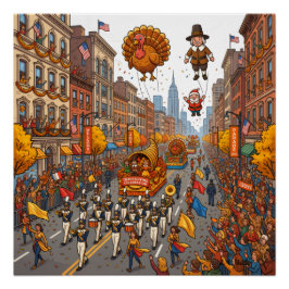New York City Thanksgiving Perfect Poster
