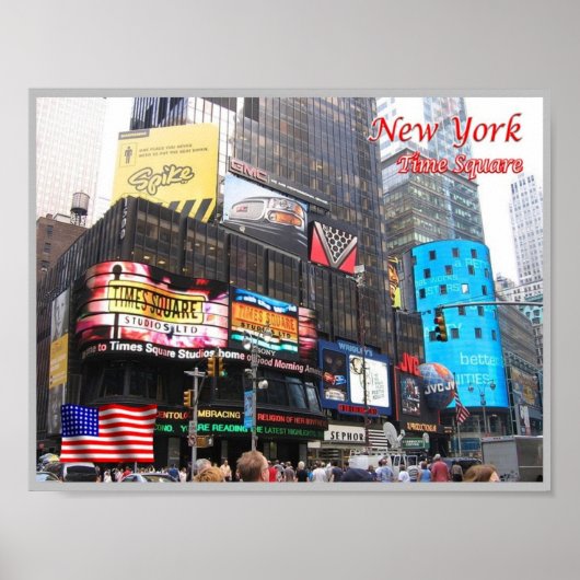 New York City - Time Square - Verenigde Staten - Poster (Voorkant)
