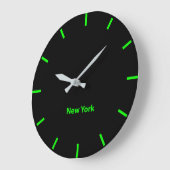 New York City Time Zone Newsroom Wall Grote klok (Hoek)
