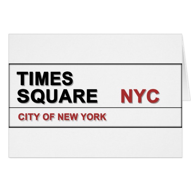 New York City Times Square (Voorkant Horizontaal)