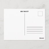 New York City - Times Square at Night Briefkaart (Achterkant)