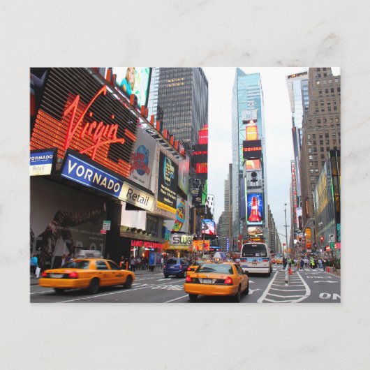 New York City Times Square Briefkaart (Voorkant)