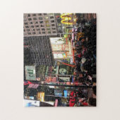 New York City Times Square City Lichten Legpuzzel (Verticaal)