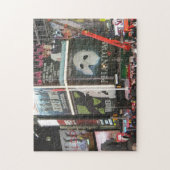 New York City Times Square City Lichten Legpuzzel (Verticaal)