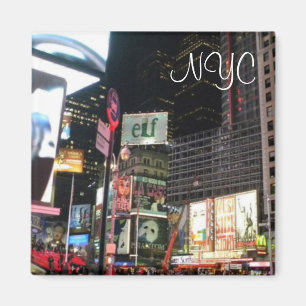New York City Times Square City Photo Magnet