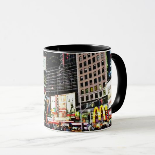 New York City Times Square Coffee Mok (Voorkant rechts)