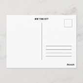 New York City - Times Square (during day) Briefkaart (Achterkant)