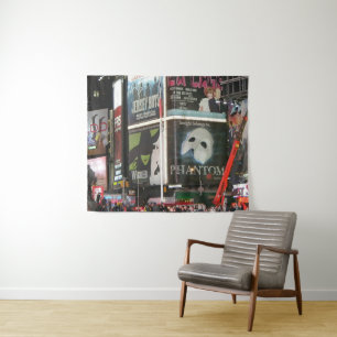 New York City Times Square Fotografie Tapestry Wandkleed
