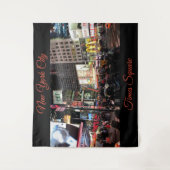 New York City Times Square Fotografie Tapestry Wandkleed (Voorkant)