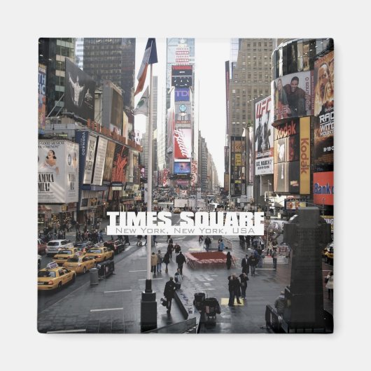 New York City Times Square Koelkast Magneet (Voorkant)