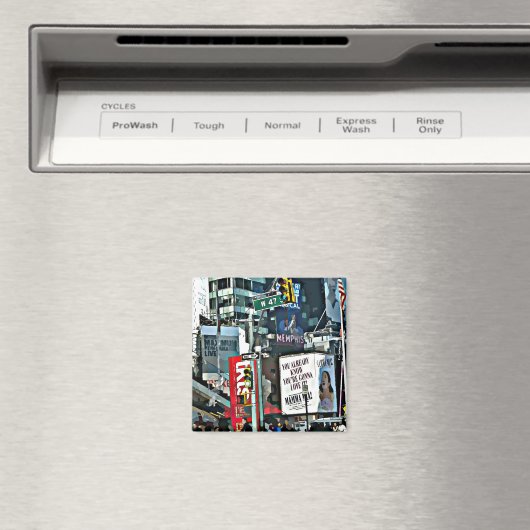 New York City Times Square Photo Magnet (Insitu (Vaatwasser))