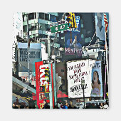 New York City Times Square Photo Magnet (Voorkant)