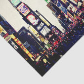 New York City Times Square Weefselpapier Tissuepapier (Detail)