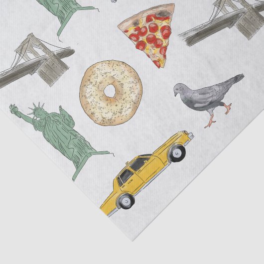 New York City Tissuepapier (Detail)