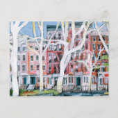 New York City, Tompkin's Square Park in de winter Briefkaart (Voorkant)