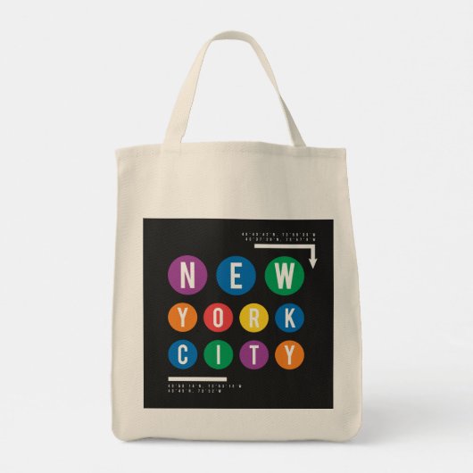 New York City Tote Bag (Achterkant)