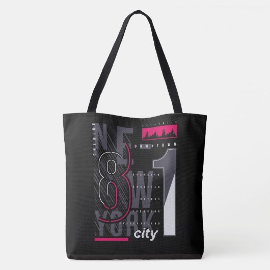 New York City Tote Bag (Achterkant)