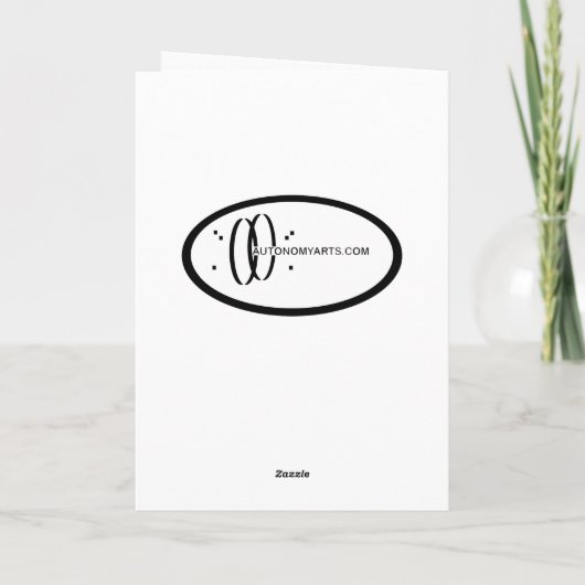 New York City Tower wenskaart Kaart (Achterkant)