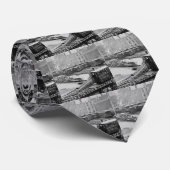 New York City Train on Eleved Railroad Yonkers Stropdas (Opgerold)