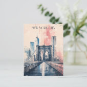 New York City Travel Briefkaart (Staand voorkant)