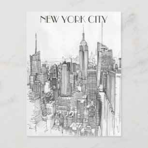 New York City Travel Briefkaart