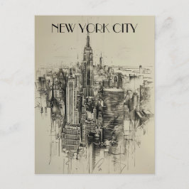 New York City Travel Briefkaart