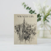 New York City Travel Briefkaart (Staand voorkant)