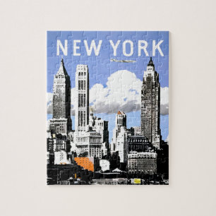  New York City Travel Illustration Legpuzzel