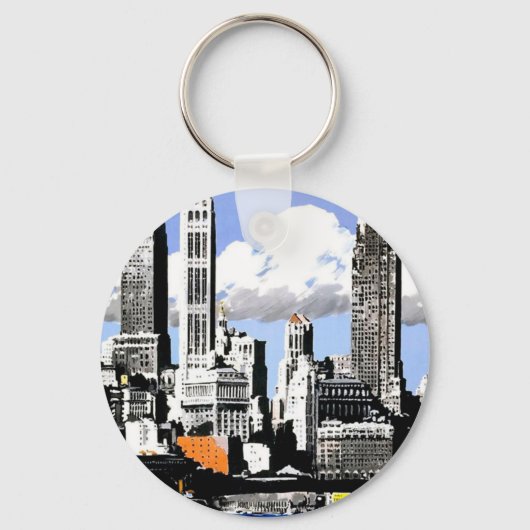New York City Travel Sleutelhanger (Voorkant)