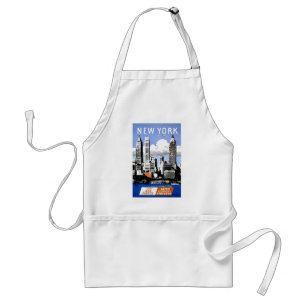 New York City Travel Standaard Schort
