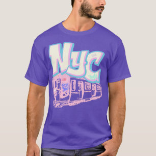 New York City Trein Graffiti T-shirt