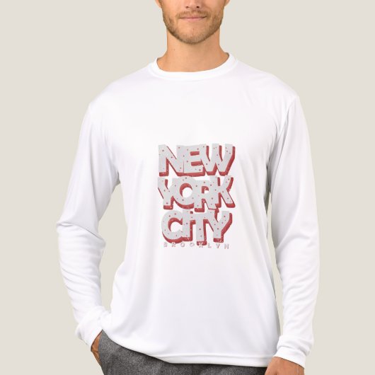 new york city  Tri-Blend shirt (Voorkant volledig)