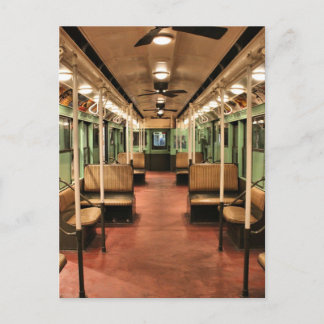 New York City, trolleyauto Briefkaart