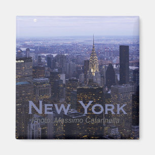 New York City Twilight Travel Koelkast Magnet