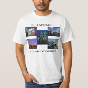 New York City Twin Towers WTC Uitzichten in Memori T-shirt