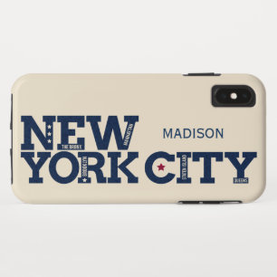 New York City Typografie aangepaste telefoongespre Case-Mate iPhone Case