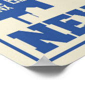 New York City Typografie Poster (Hoek)