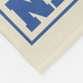 New York City Typografie Poster Fleece Deken (Hoek)