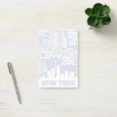 New York City Typografie Poster Post-it® Notes (Kantoor)