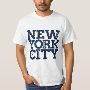 New York City Typografie-shirten en jassen T-shirt