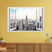 New York City Uitzicht Canvas afdrukken (Insitu (Woonkamer))