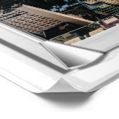 New York City Uitzicht fake window met Blinds Poster (Hoek)