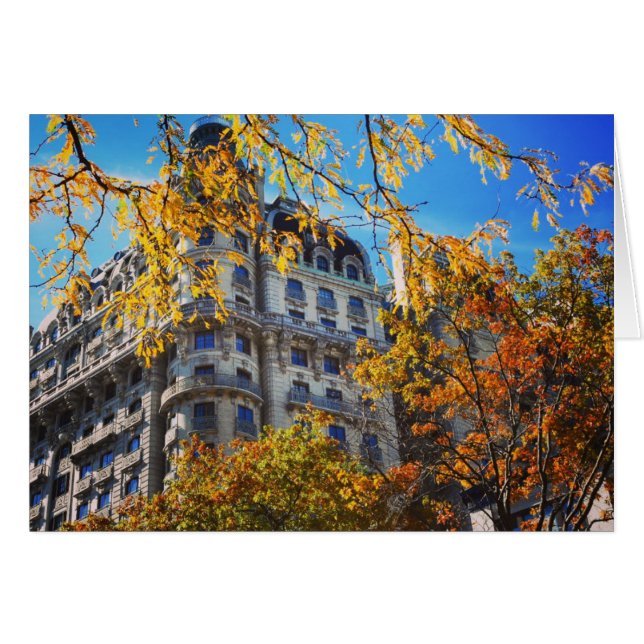 New York City Upper West Side Architecture najaar (Voorkant Horizontaal)
