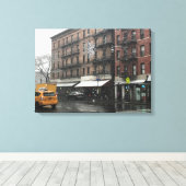 New York City Upper West Side Sneeuwfotografie Canvas Afdruk (Insitu (Houten vloer))