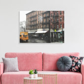 New York City Upper West Side Sneeuwfotografie Canvas Afdruk (Insitu (Woonkamer))