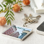 New York City Upper West Side Subway Station NYC Sleutelhanger (Zijkant)