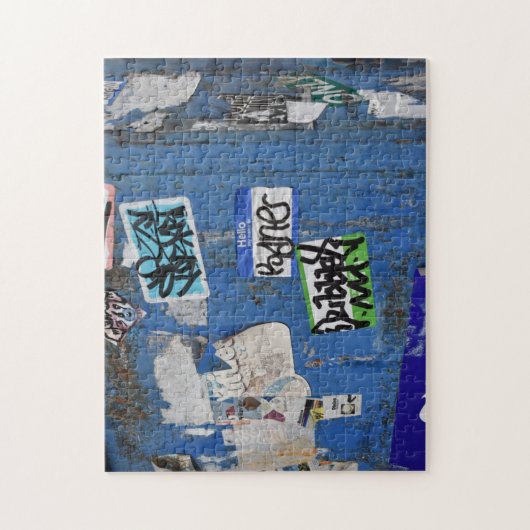 New York City Urban Graffiti Street Fotografie Legpuzzel (Verticaal)