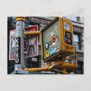 New York City Urban Street Foto Briefkaart